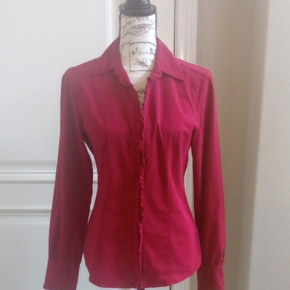 Apt 9 Elegant Women's Red Blouse